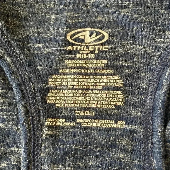 💥Athletic Navy Tank Top M - Picture 5 of 7